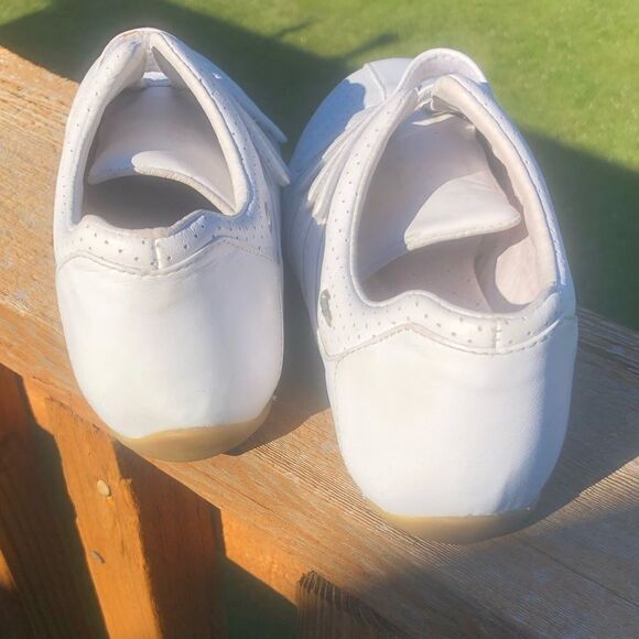 Lacoste Illusion white slip on casual athletic sneakers size 5 - Picture 3 of 12